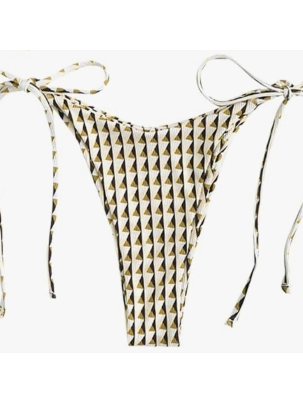 Women's High Cut Tie Side Bikini Bottom